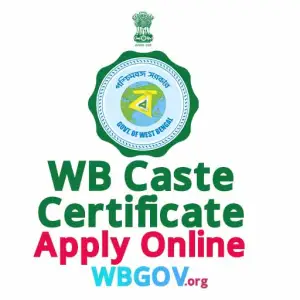 Apply Caste Certificate West Bengal