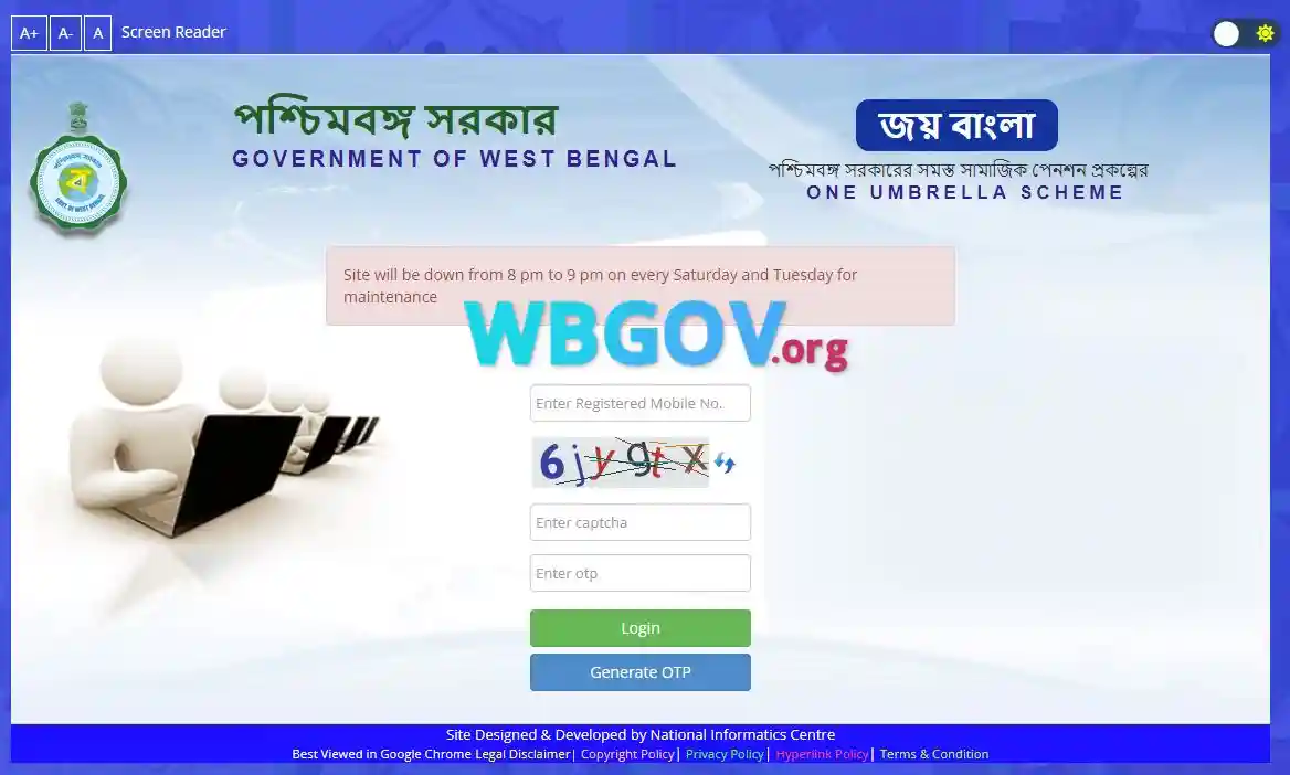 West Bengal Jai Bangla Pension Scheme Apply Process