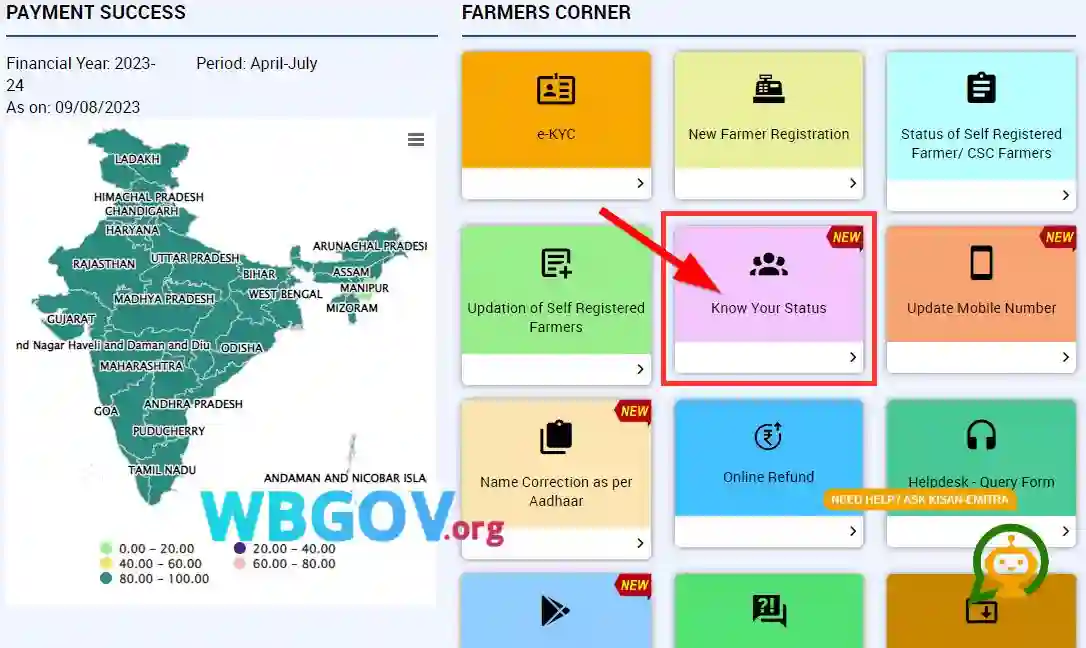 PM Kisan Status Check