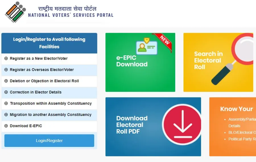 Apply for New Voter Card Online