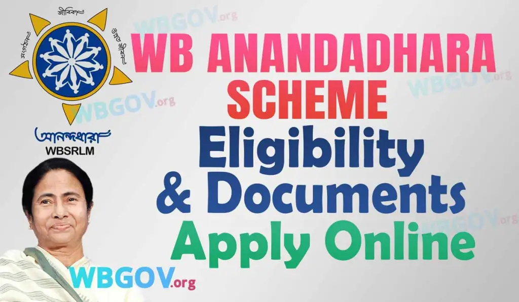 West Bengal Anandadhara Scheme Online 2025